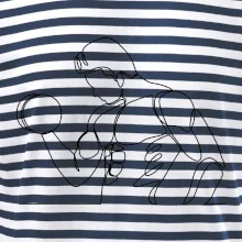 Fitness muž jedným ťahom Fitness muž jedným ťahom