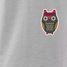 Folklór na prsníku sova