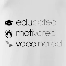 Educated motivated vaccinated Educated motivated vaccinated