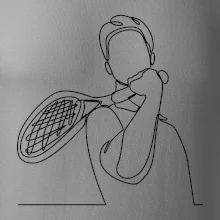 Tenista jedným ťahom