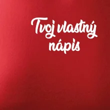Tvoj vlastný nápis písací - na prsníku