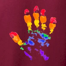 LGBT hand print