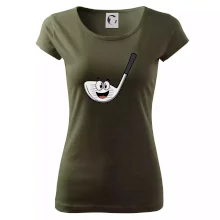 Parové tričko - Golfová palica a loptička