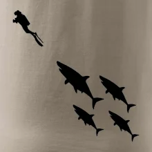 Potápač žraloky Potápač žraloky