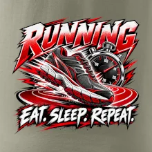 Bežecká topánka so stopkami eat sleep repeat