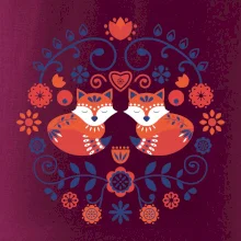 Folklór - dve líšky