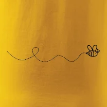 Dráha letu včely - vlnovka Dráha letu včely - vlnovka