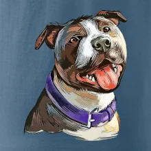 Americký stafordšírsky teriér kreslený