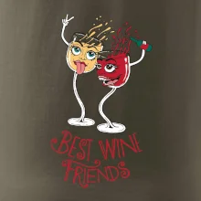 Best wine friends dancing (Pecka design)