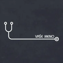 Doktor a sestrička - stetoskop s menom