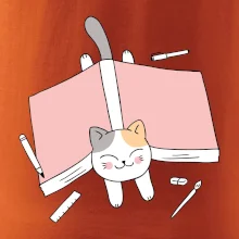 Učenie na štátnice mačka