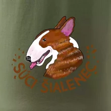 Bulterier Súci šialenec (Pecka design)