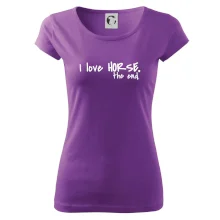 I love horse the end.