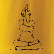 Jóga v sede jedným ťahom