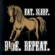Eat Sleep Ride Repeat Western