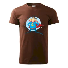 Táta superman - dievča a chlapec