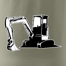 Bager bez nápisu čiernobiely