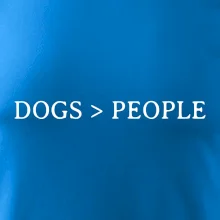 Dogs > People