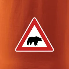 Dopravná značka - Pozor ľadový medveď