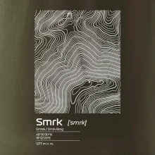 Smrk - vrstevnice v obdĺžniku