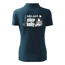 Čiernobiela holka, ktorá miluje knihy - holka - Vaše meno