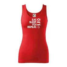 Eat sleep fly repeat