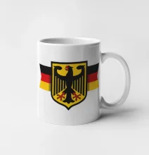 Nemecká orlica a vlajka Nemecká orlica a vlajka