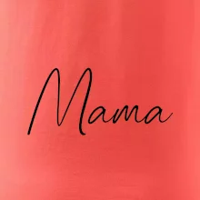 Nápis písací na prsiach - mama
