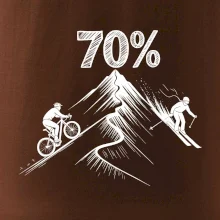 Narodeniny cyklista a lyžiar 70