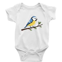 Sýkorka modrinka na vetve