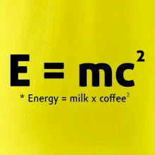e = mc2 - coffee milk