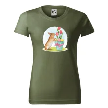 Veľkonočný zajačik tulipány