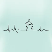 EKG zamilovaný pár