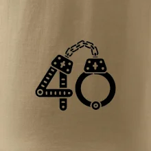 Narodeninové tričko pre policajta - putá 40