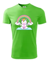 Yoga jednorožec - dúha