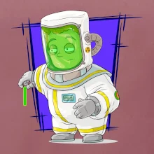 Vesmírny vojak tmavo modrý