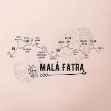 Profil kopca - Malá Fatra Profil kopca - Malá Fatra