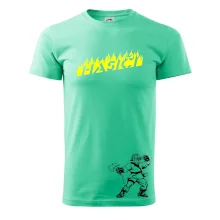 Hasič stojaci - nápis hasiči - Veľký nápis na chrbte