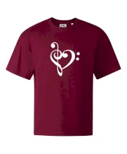 Husľový kľúč srdce