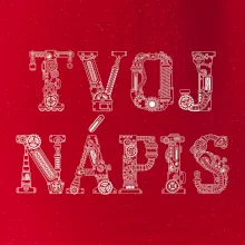 Steampunk vlastný nápis