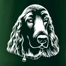 Kokeršpaniel - hlava kreslená