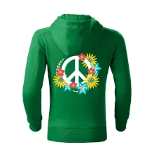 Peace symbol abstraktný
