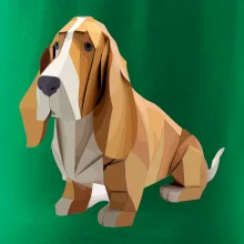 Baset zlepený z papiera