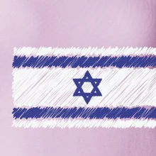 Vlajka Izrael kreslená Vlajka Izrael kreslená