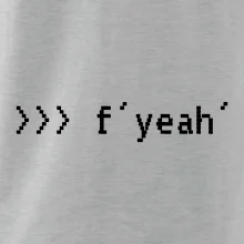 Python  f yeah