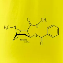 Molekulárna štruktúra Cocaine Kokaín