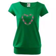 Červené tulipánové srdiečko (Pecka design)