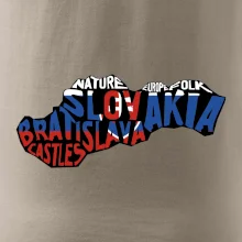 Mapy - názvy miest - Slovensko