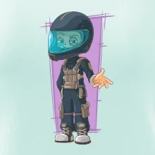 Vesmírny vojak fialový