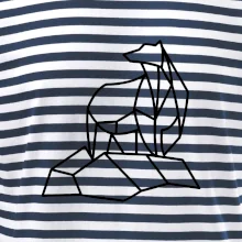 Geometria ľadový medveď na ľade